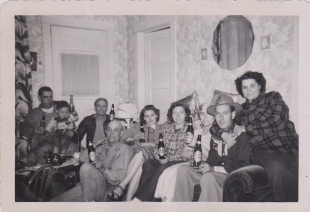 Schaaf Family Drinking Beers