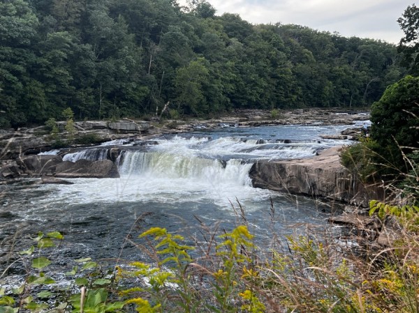 Falls of the Youghiogheny River at Ohiopyle, Pennsylvania.